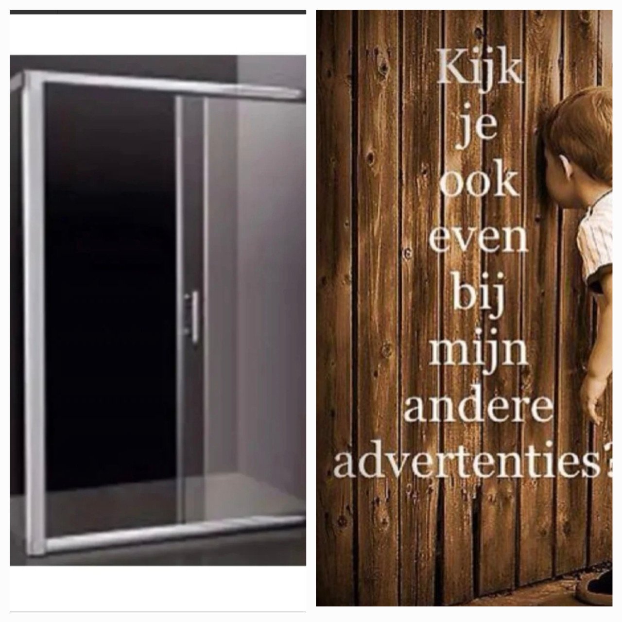 Nieuwe douche cabine met zwarte bak | bezorgen mogelijk.