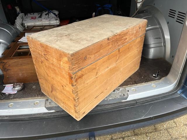 Gereedschapkist van hout