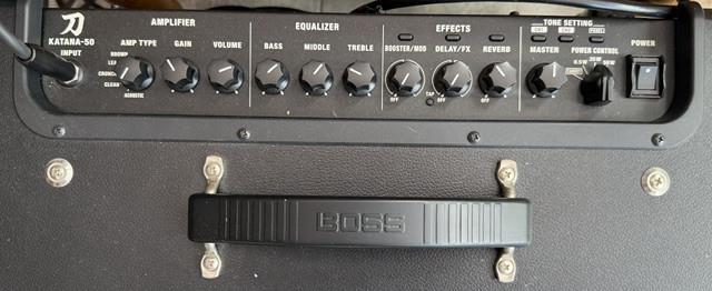 Gitaar versterker Boss Katana.