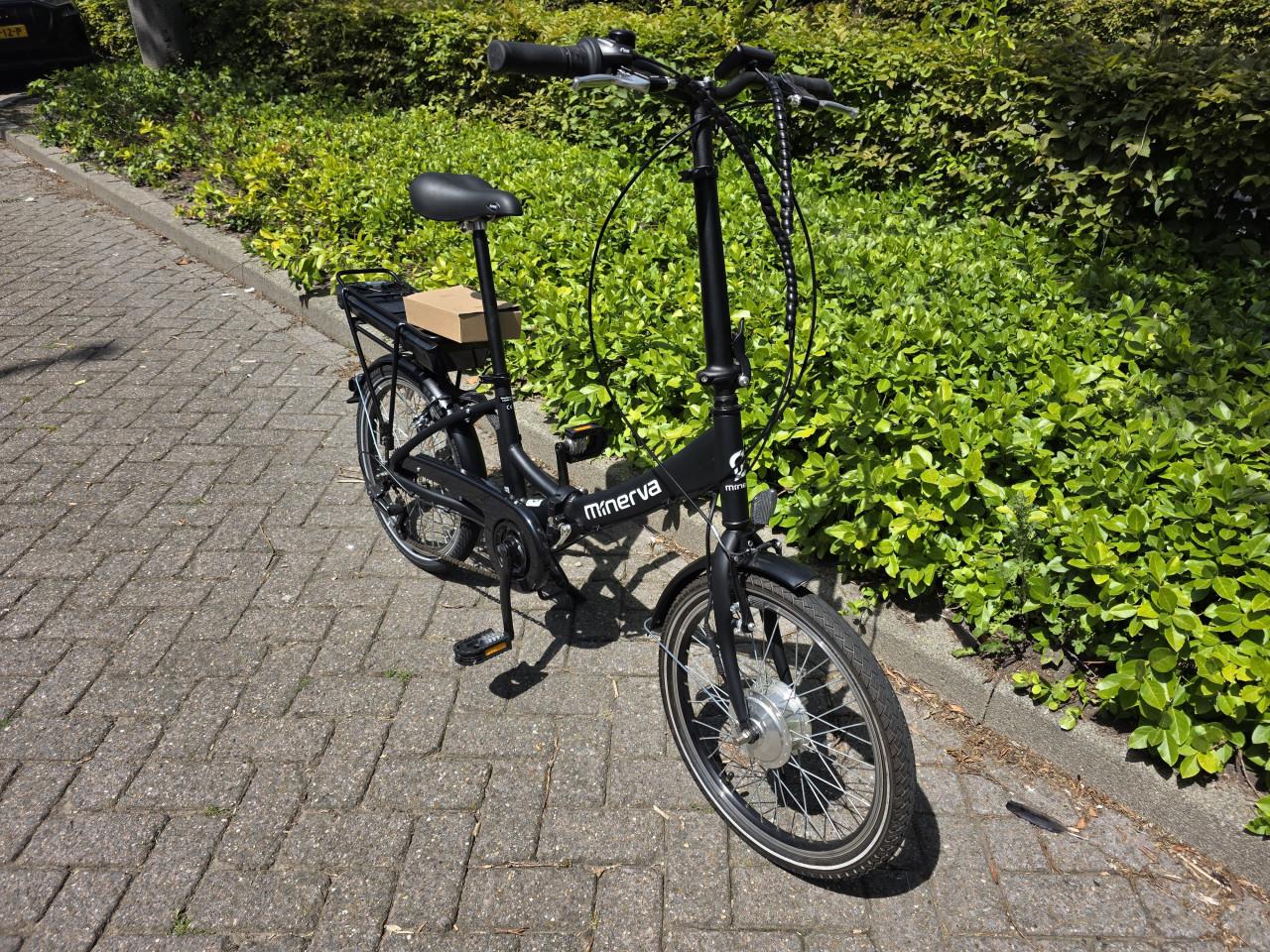 Zo goed als nieuwe Minerva elektrische vouwfiets