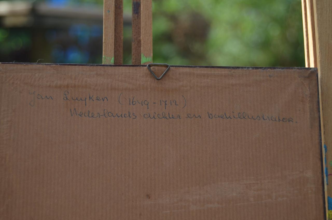 Gravure Jan Luyken (1649 - 1712) 'De Koning' jawel!!