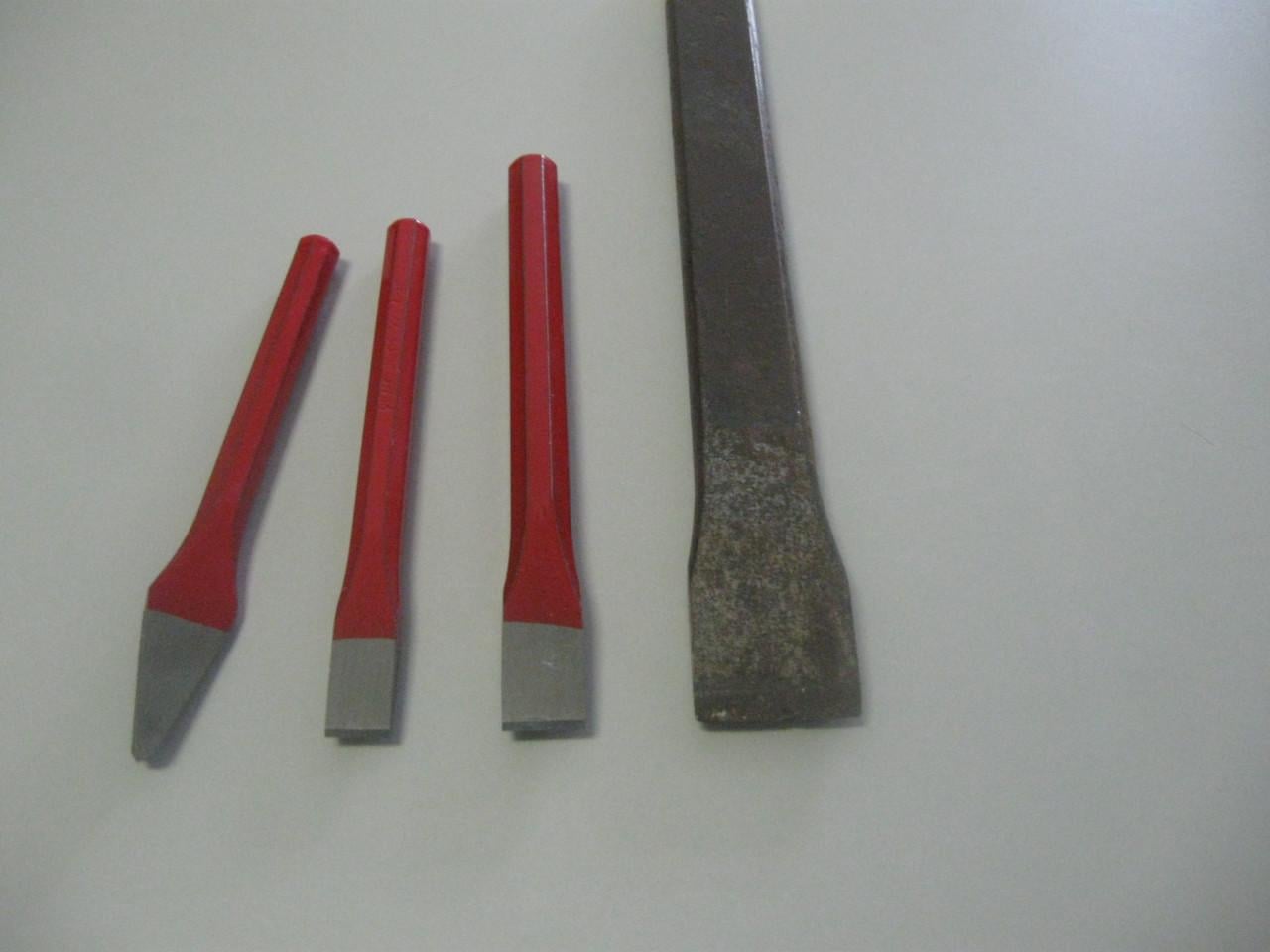 4 Ijzeren  beitels