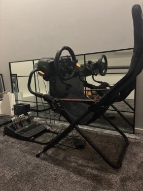 Playseat Challenge + Logitech G29, stuur, pedalen en schakelpook