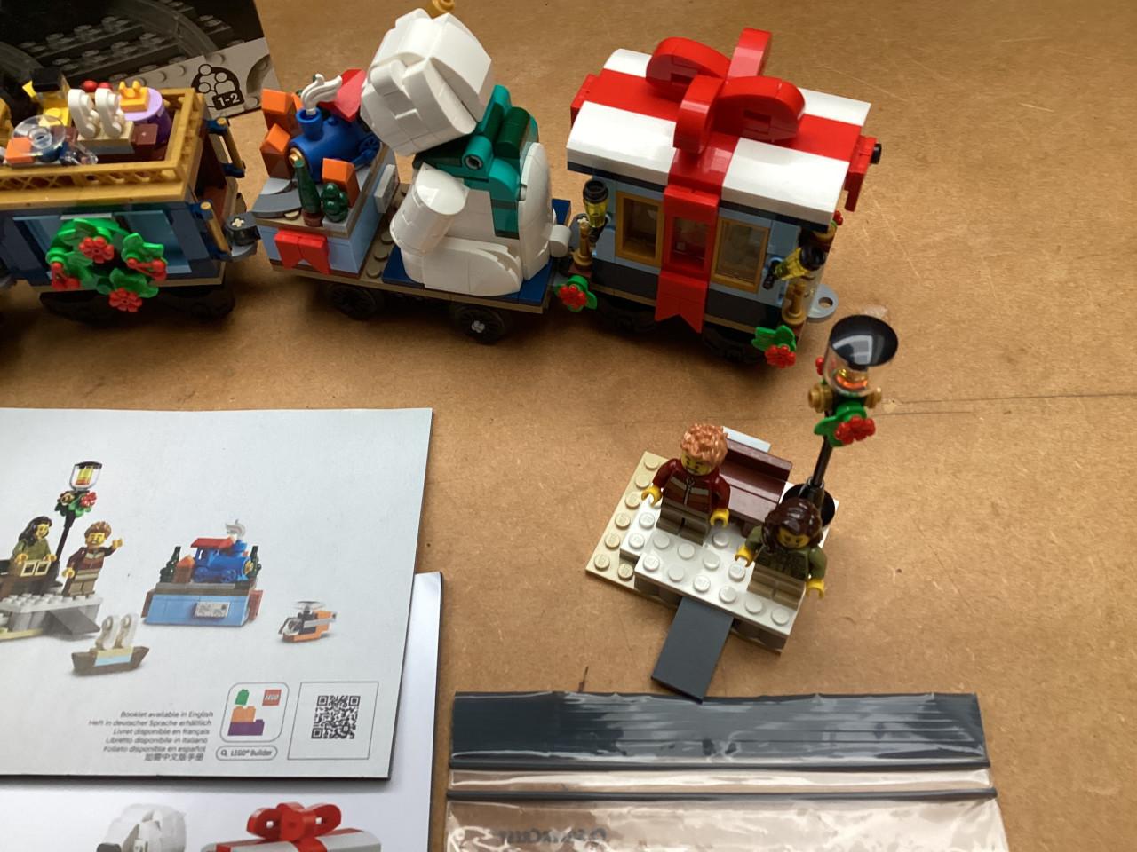 Lego Kerst Feesttrein 10361, 1x gebouwd, z.g.a.n.