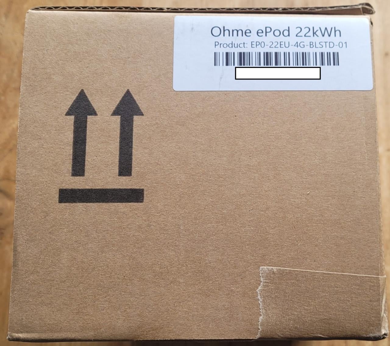 Ohme ePod 22 kW laadpaal, nieuw in doos, 549 euro