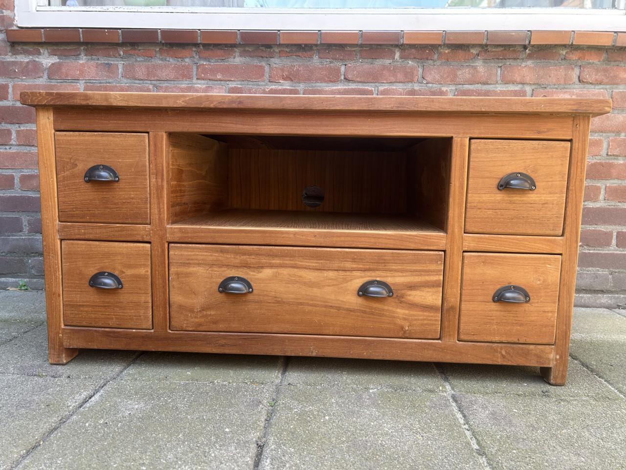 Teakhouten tv-meubel