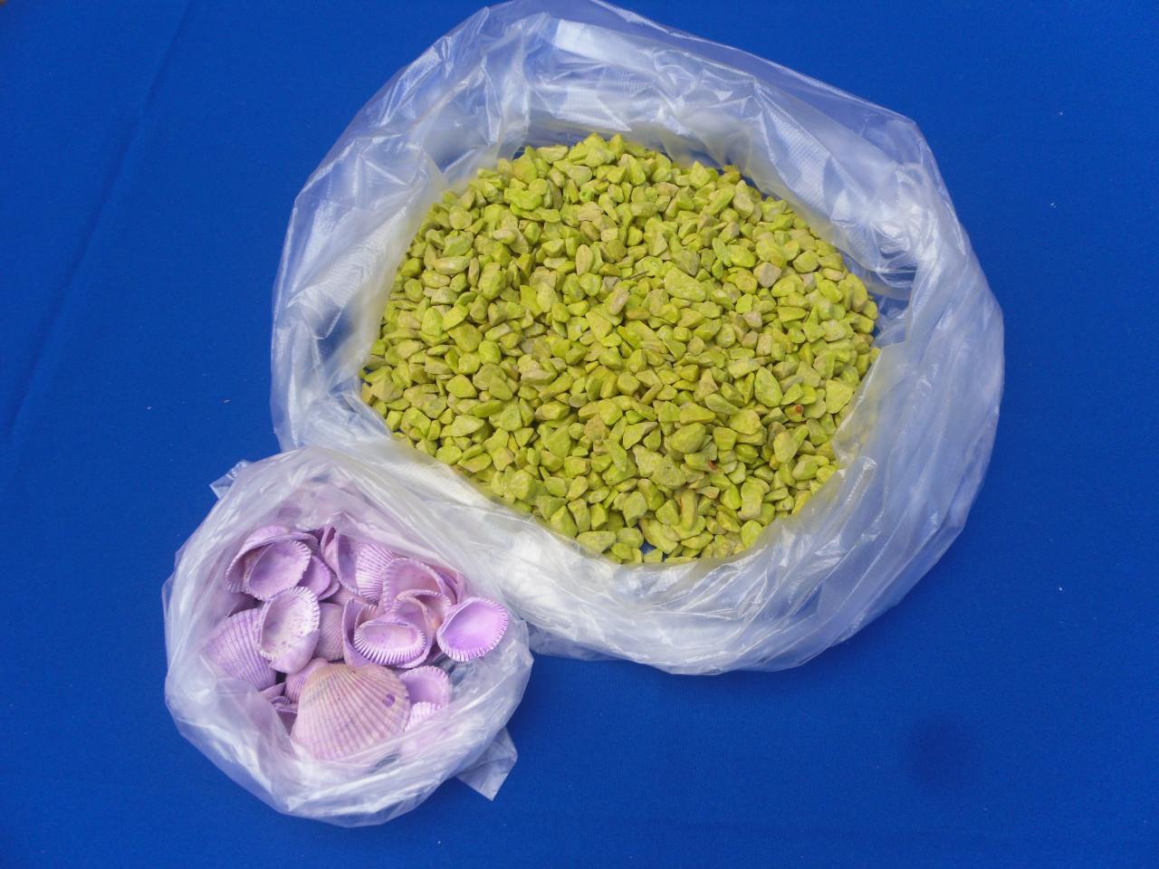 WINDLICHT MET ZAND EN SCHELPJES ENZ