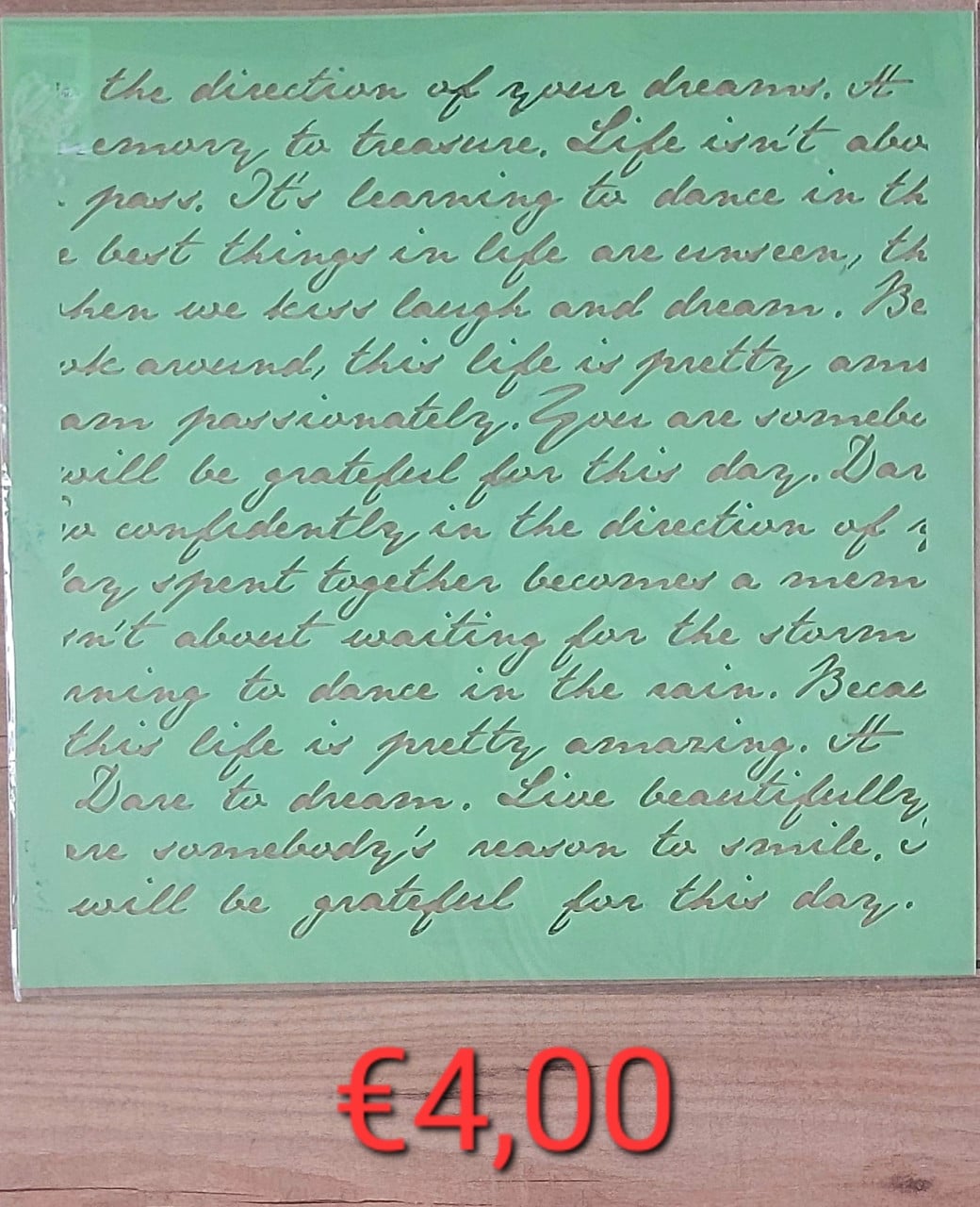 Stencils / Sjabloon, stempels Vanaf € 0,50