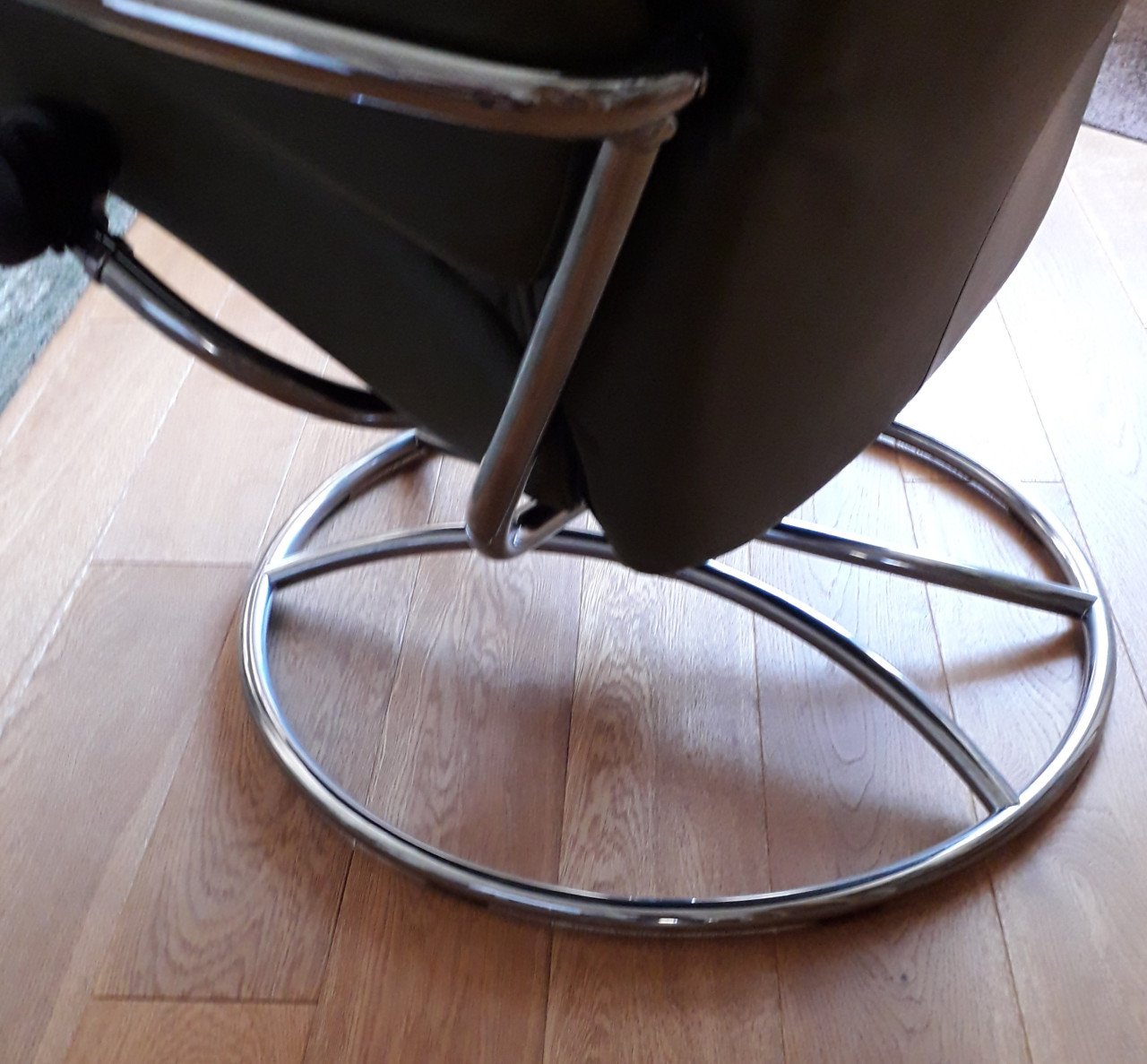Stressless relaxfauteuil met voetenbank, Noors design.