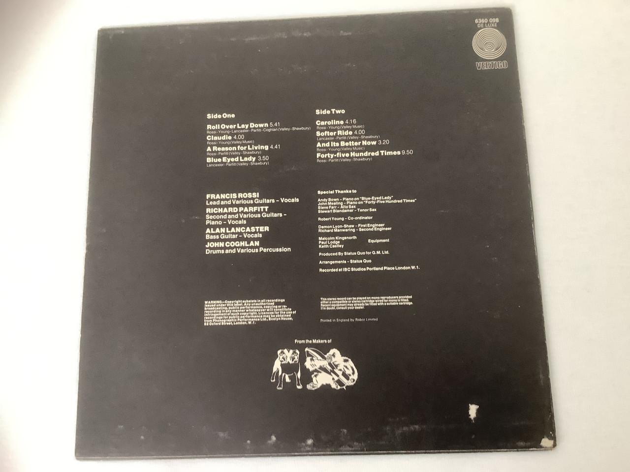 LP Status Quo - Hello - 1973