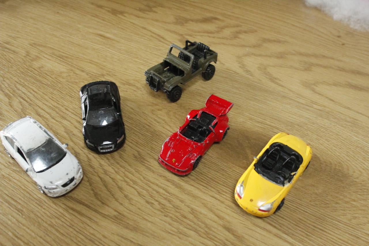 Autootjes in gebruikte staat