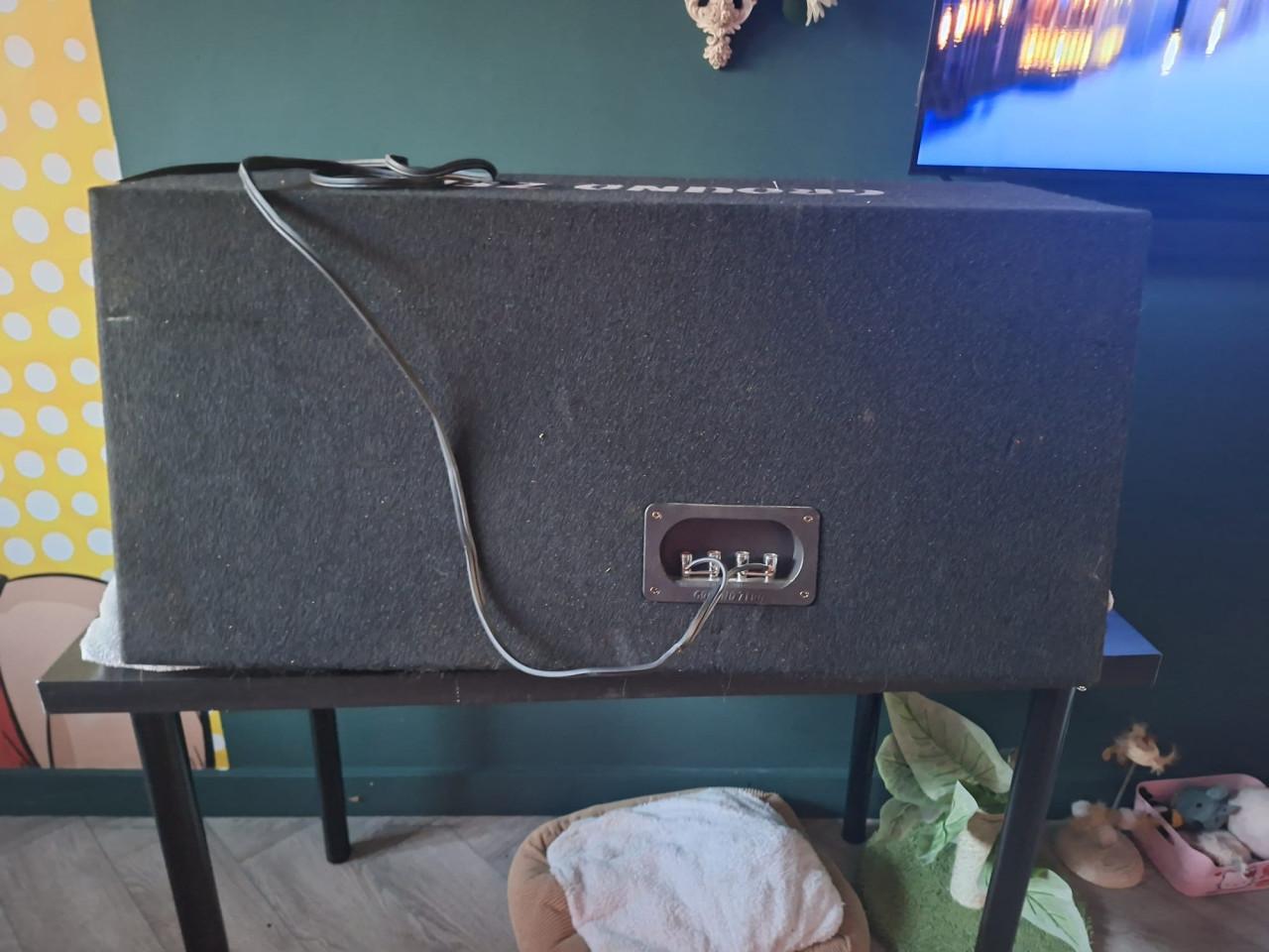 Nieuwe Ground Zero GZIB 2.30BR subwoofer, nooit gebruikt.