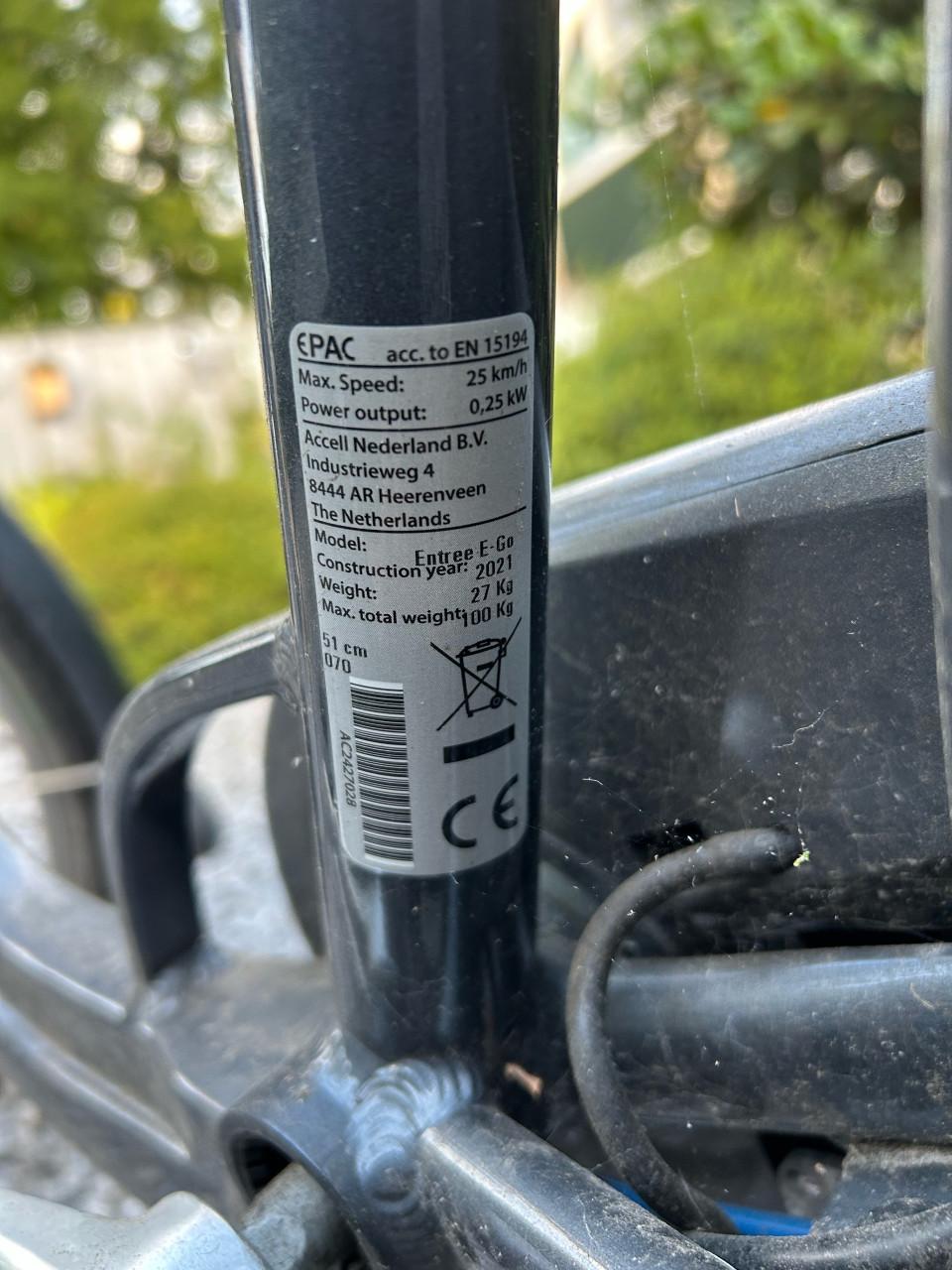 Batavus elektrische stadsfiets lage instap