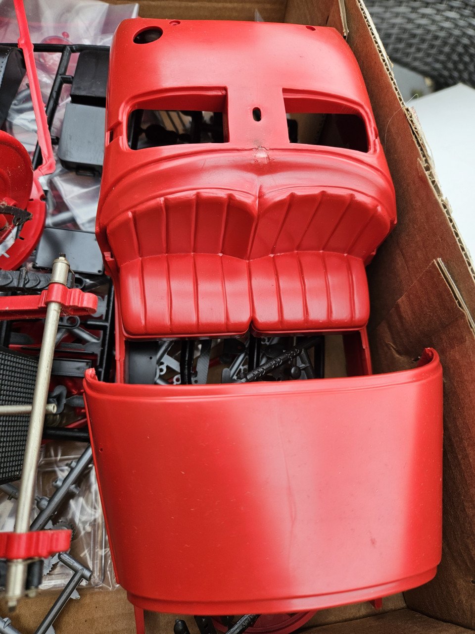 Prachtige grote rare Alfa Romeo 8C 2600 scuderia ferrari bouwdoos...
