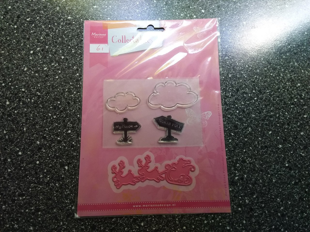Snijmal met stempel set