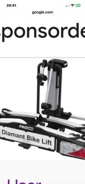 Te koop gevraagd fietsen drager met lift