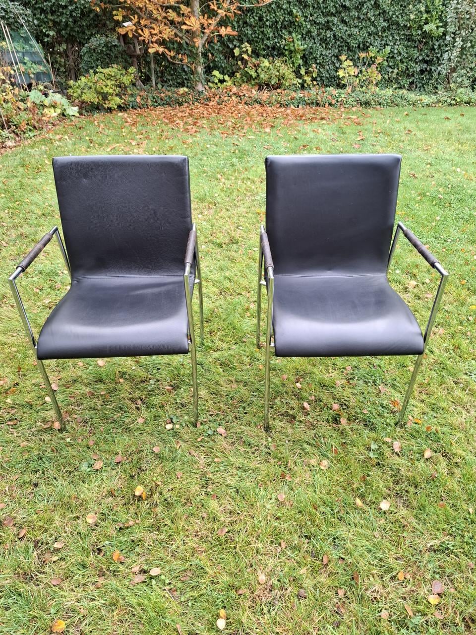 Leren Vintage Eetkamerstoelen