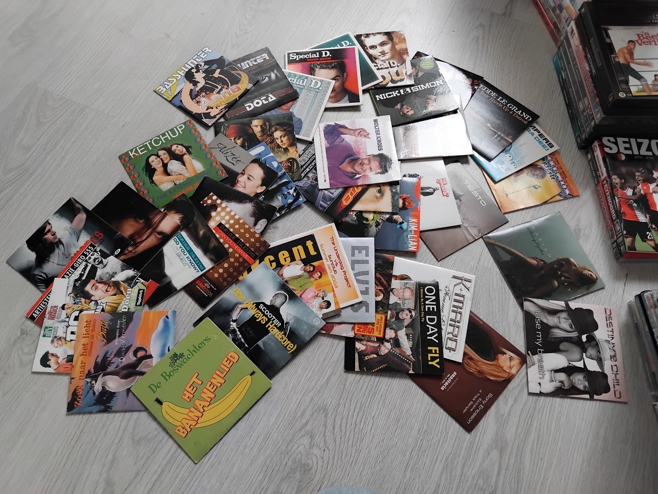 Heel veel cd's en dvd's