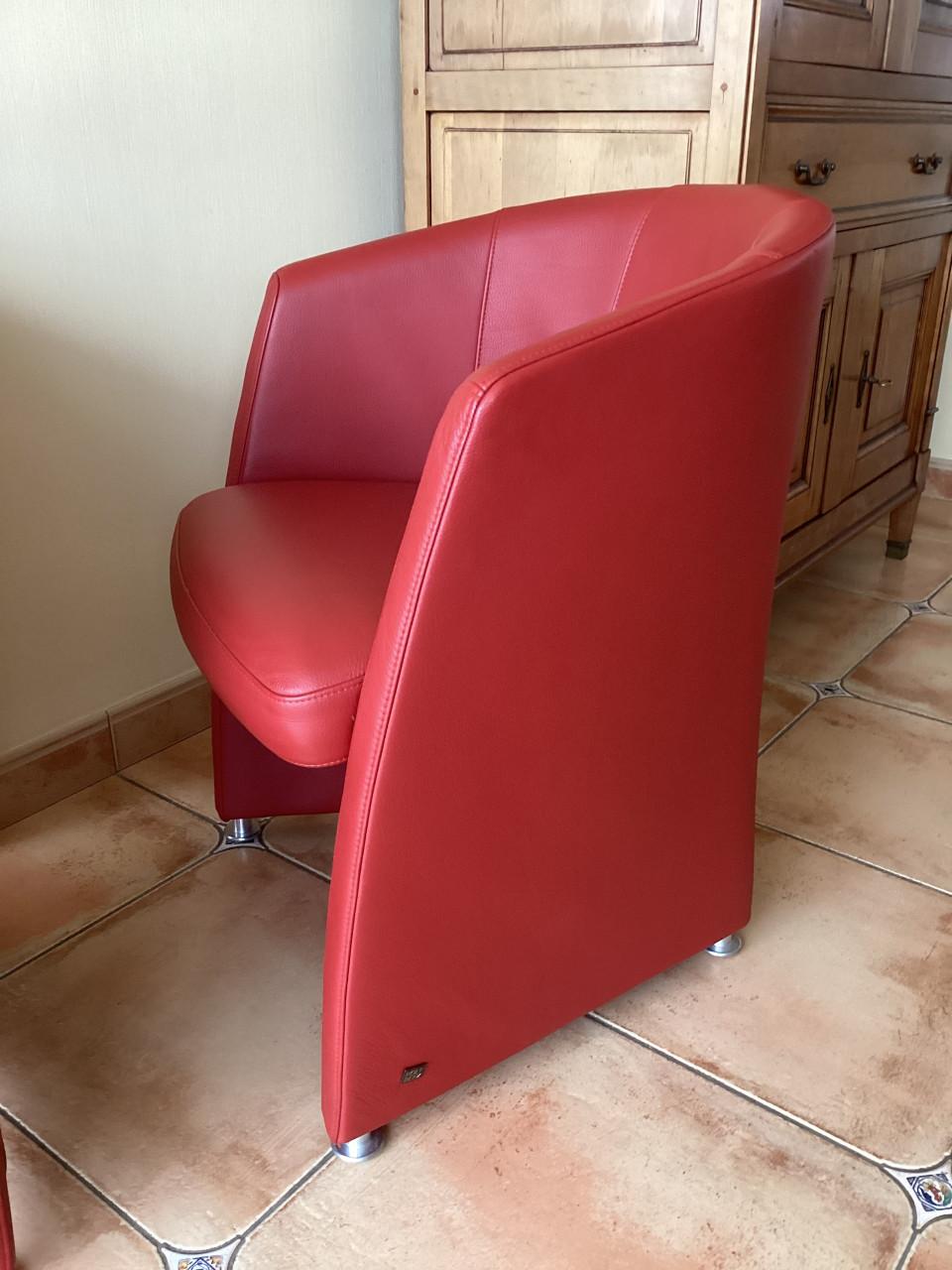 Rolf Benz stoelfauteuils(4 stuks)RB7300(als nieuw)