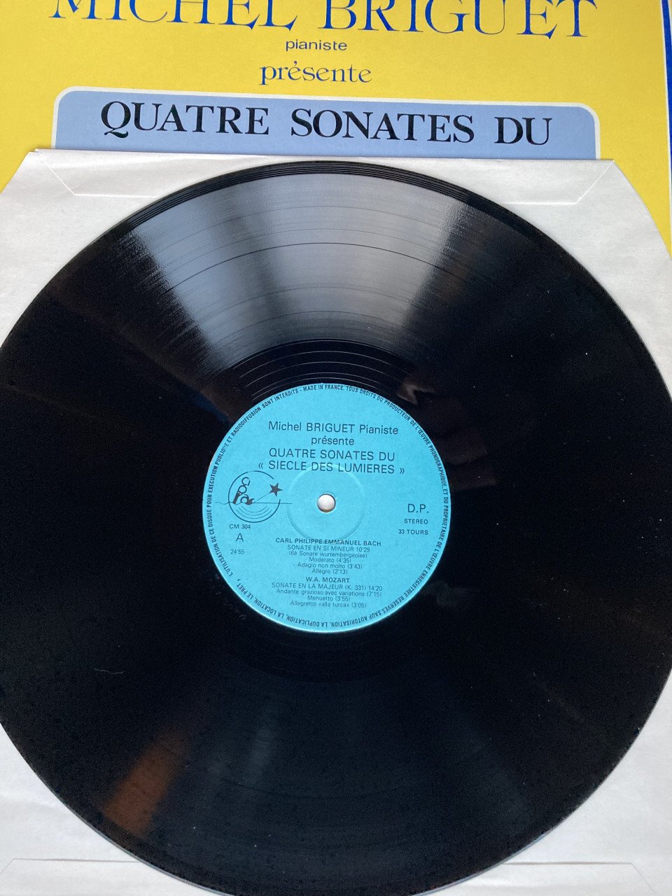 Bach Mozart Haydn Beethoven Michel Briguet Quatre Sonates