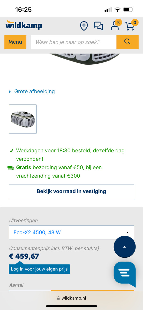 Te koop Messner x2  4500 sterke en zuinige Vijverpomp en 4500 lpu