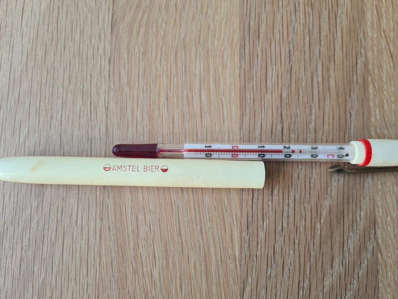Bier thermometer amstel bier