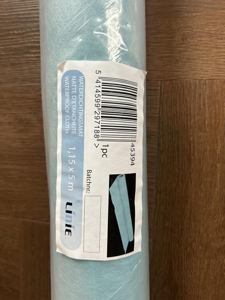 Waterdichtingsmat 1,15 bij 5 meter NIEUW