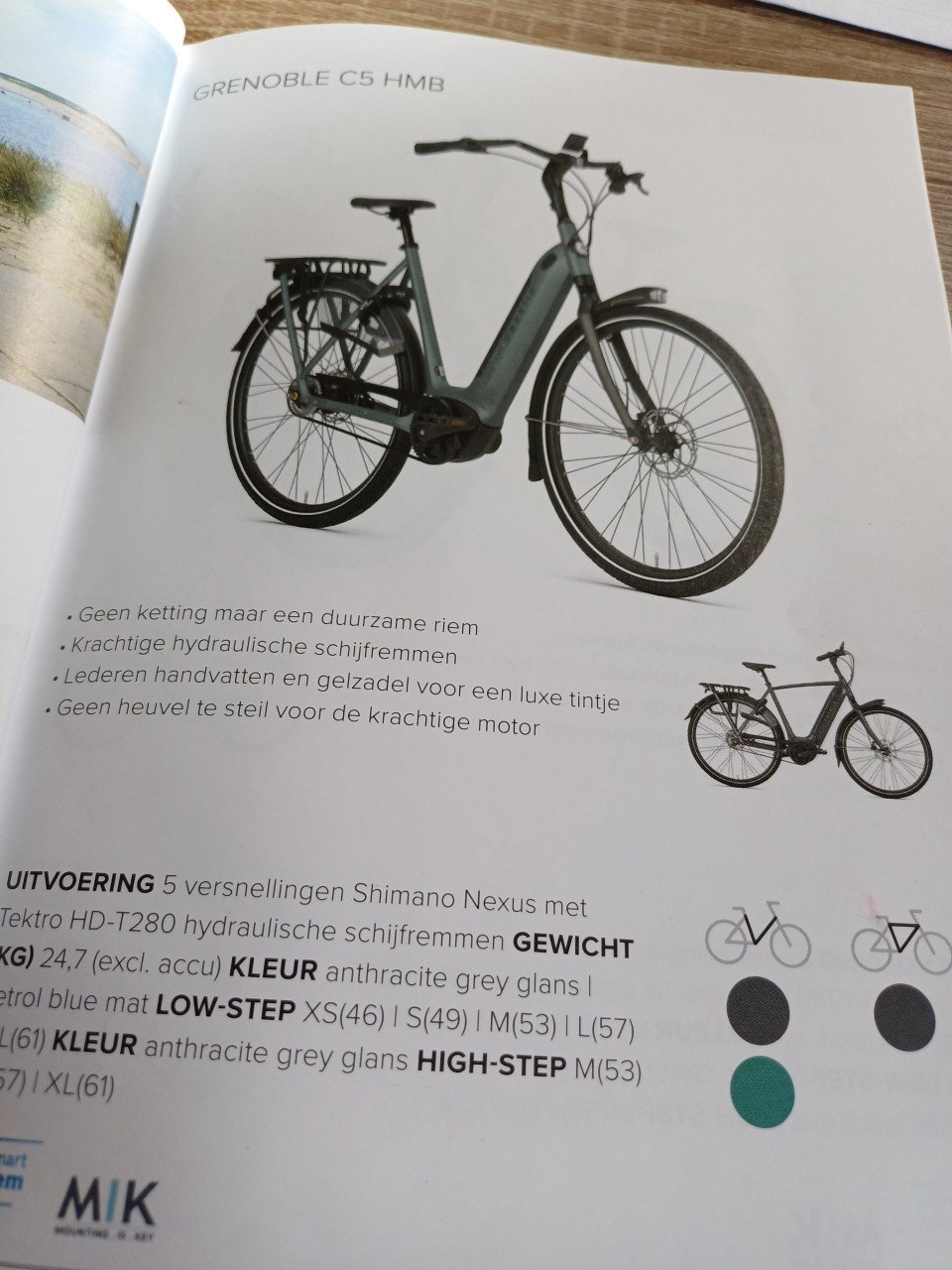 Nieuwe electrische dames  Gazelle HMB Grenoble 2025