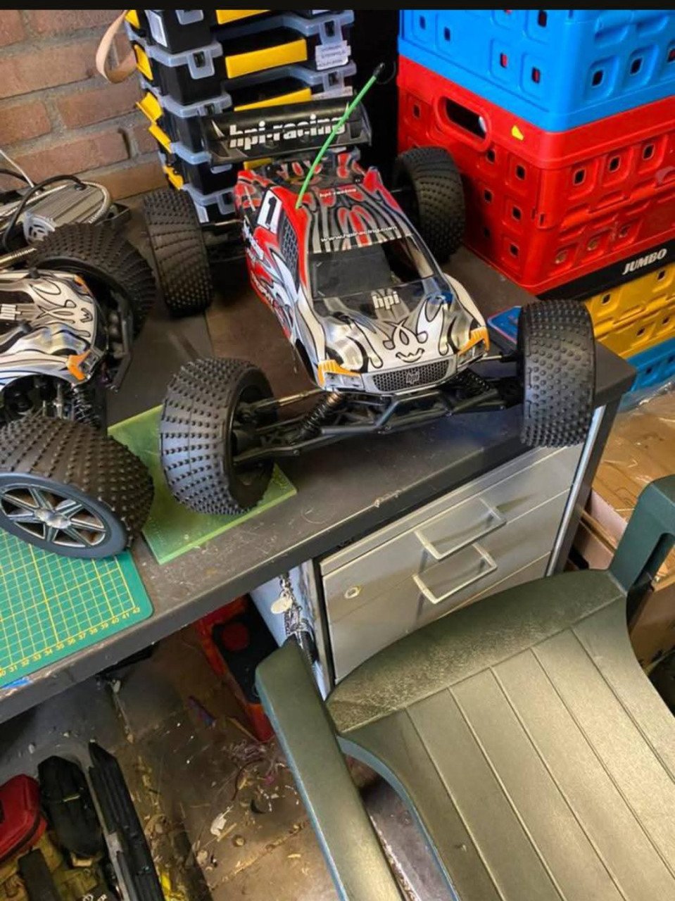 Nitro auto's + heel veel onderdelen