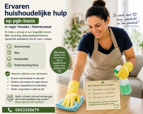 Huishoudelijke ondersteuning WMO
