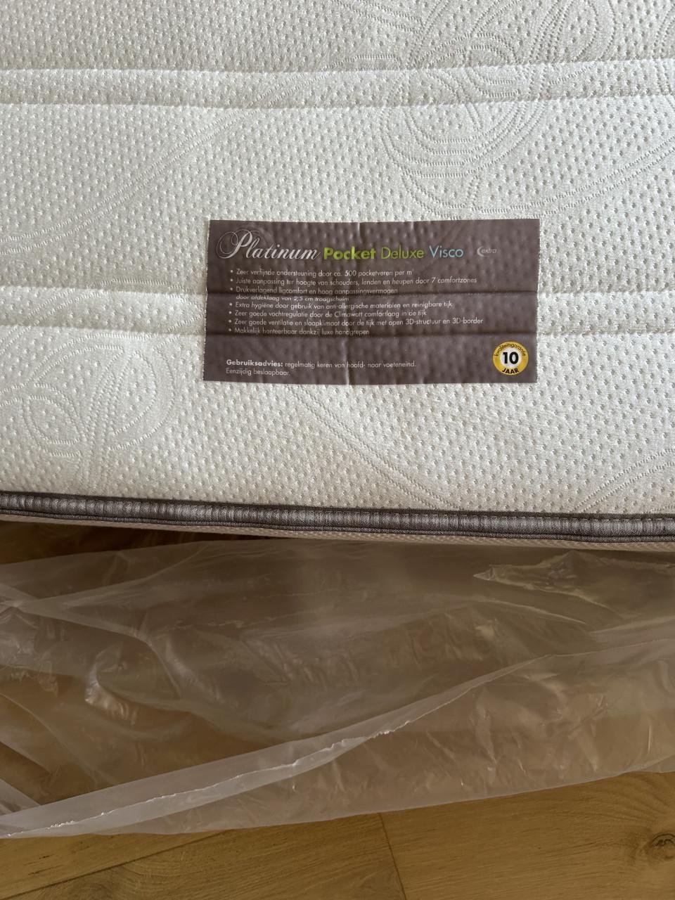 Matras pocket de luxe Visco Platinum 90x200x23 Hard