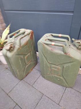 Jerrycan 2x 20 liter Metaal