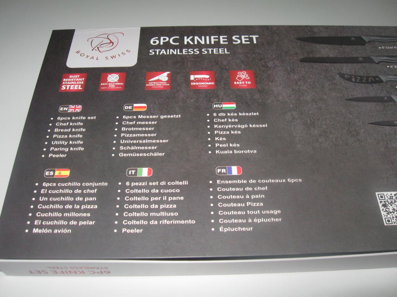 6 PC Knife messenset