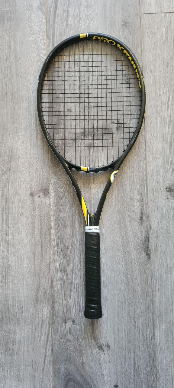 Tennisracket Pro Kennex zwart/geel