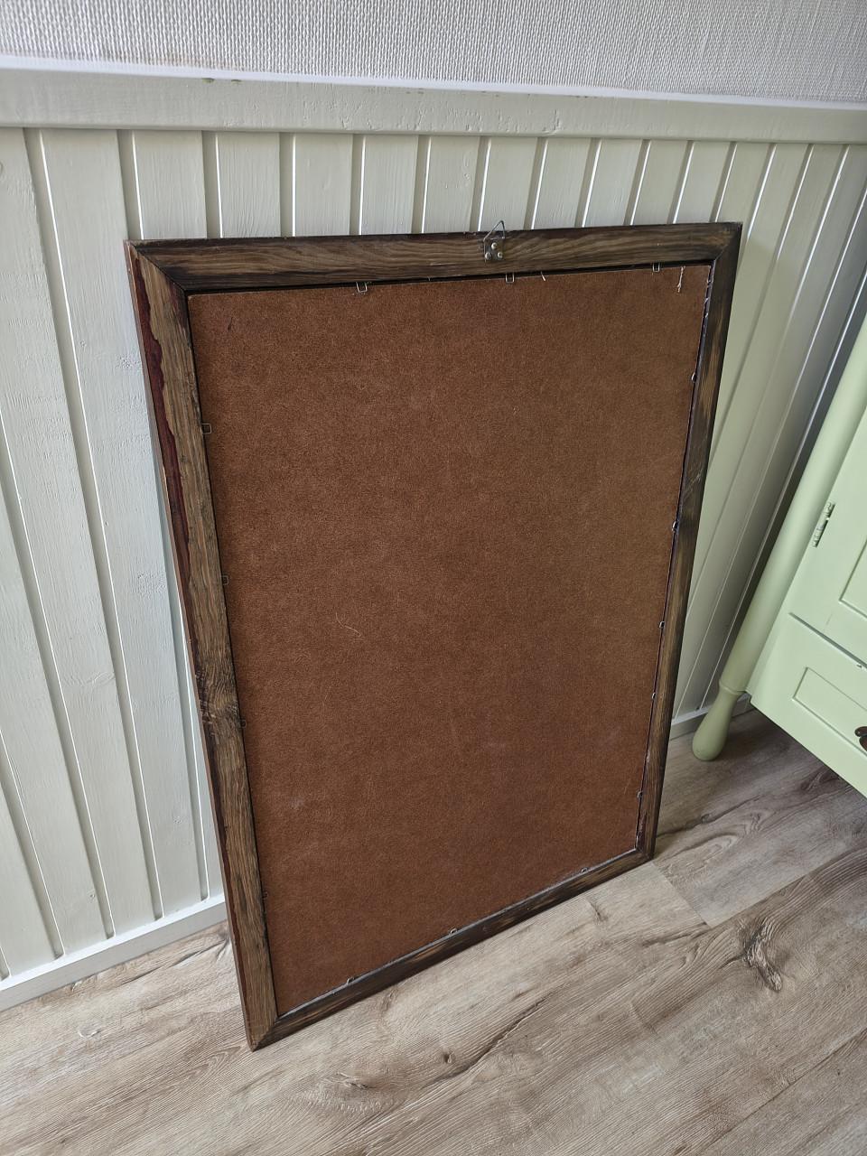 Prachtige oude originele Jacobs cream crackers spiegel, IZGS