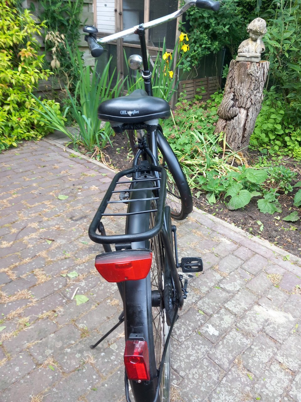 Omafiets/ halleluja, mat zwart