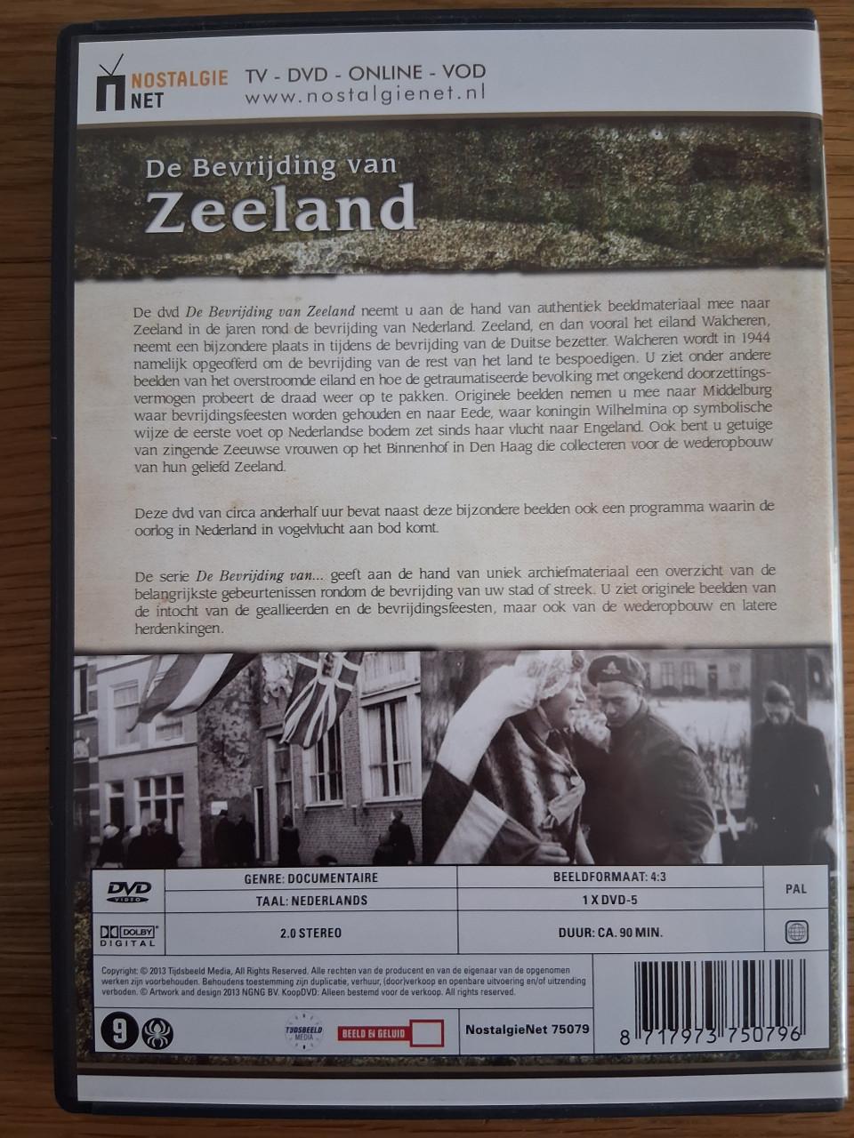 De bevrijding van Zeeland DVD tweede wereldoorlog