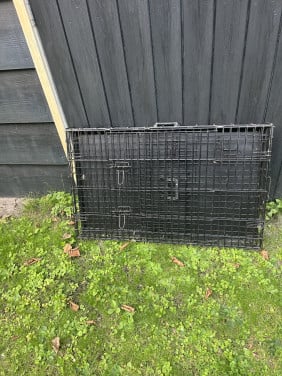 Hondenbench zwart