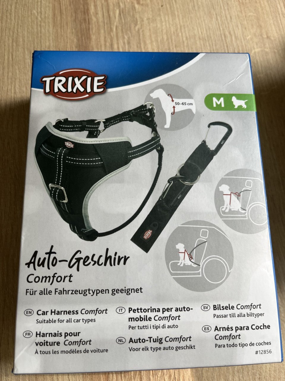 Autotuig voor honden maat M