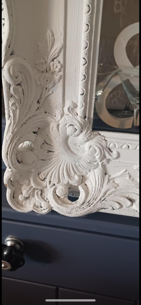 Grote witte Baroklijst