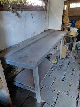 Zware aluminium werkbank