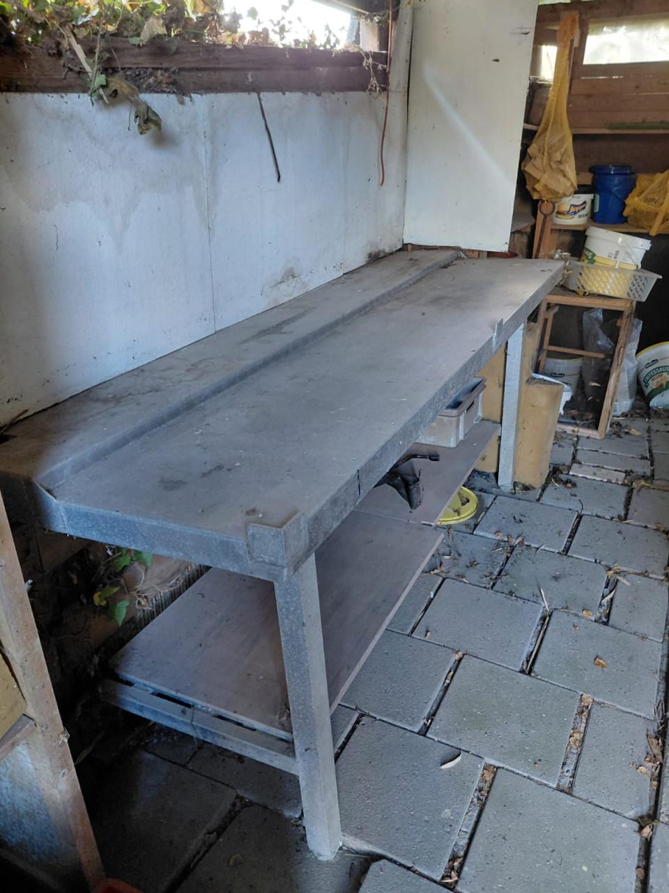 Zware aluminium werkbank