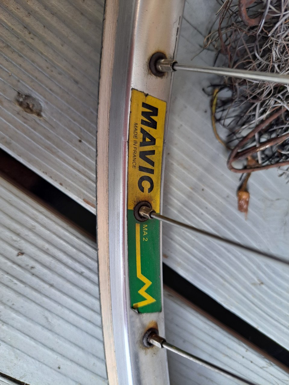 Racefiets wielen Shimano/ Mavic