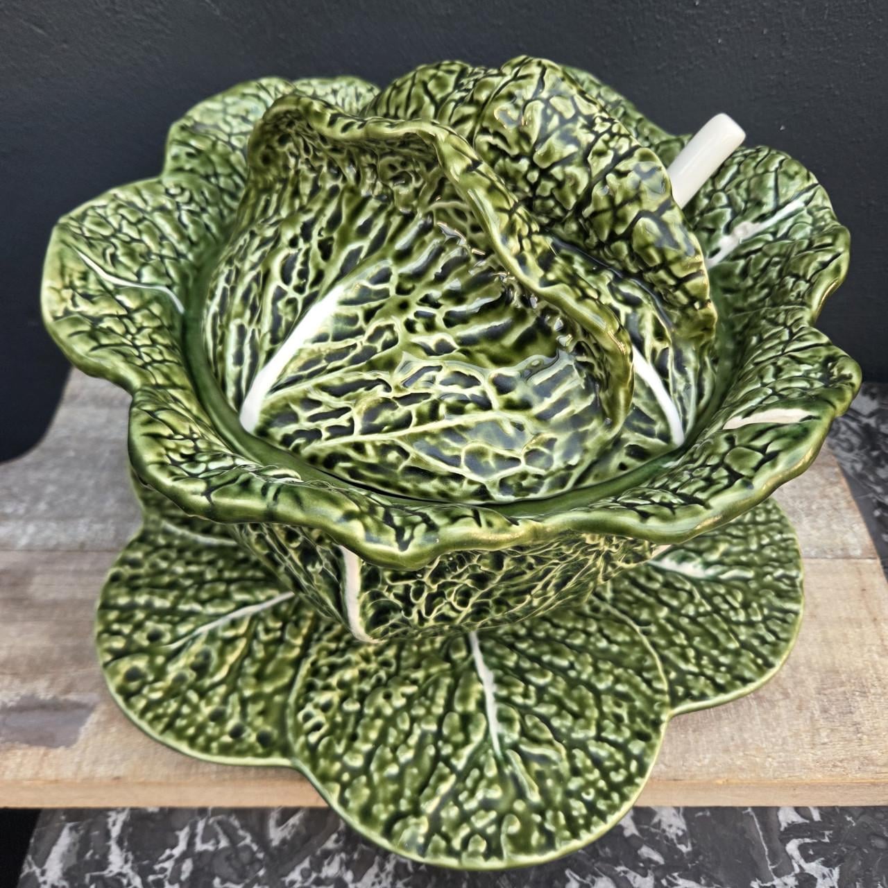 XXL koolterrine met schotel en lepel