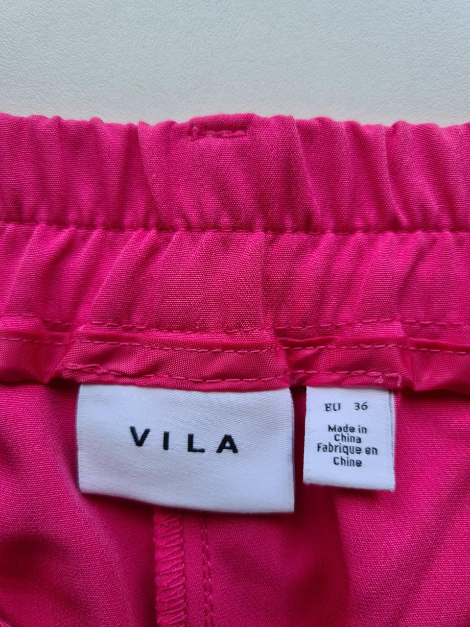 Stijlvolle fuchsia roze broek van Vila Maat S
