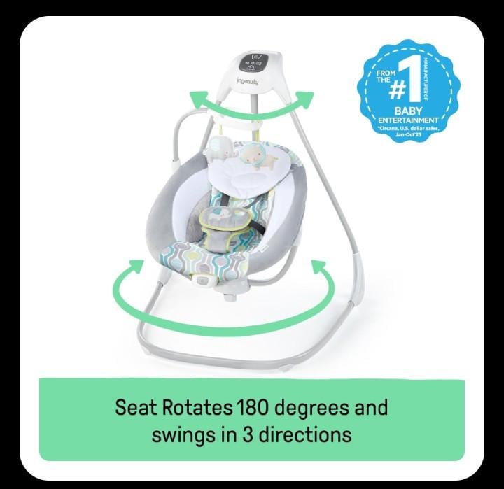 NIEUW Bright Starts Comfort Cradling Babyschommel - Everston