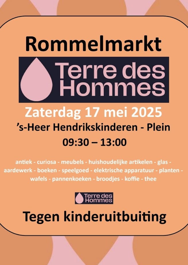 Rommelmarkt t.b.v. Terre des Hommes