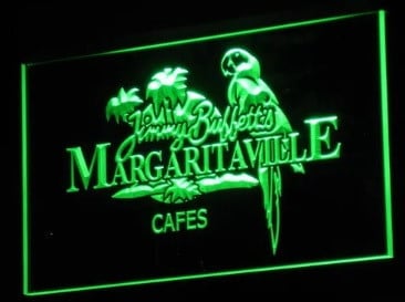 Margaritaville LED bord Jimmy Buffett, nieuw, multicolour
