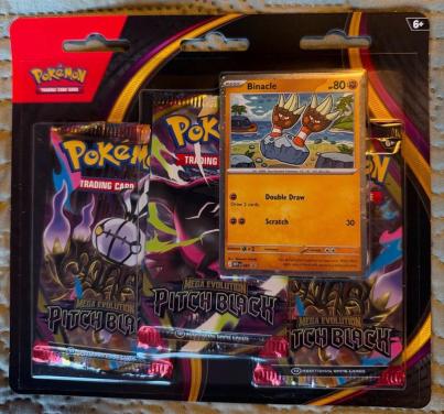 Pokémon Mega Evolution Pitch Black Blister pack.