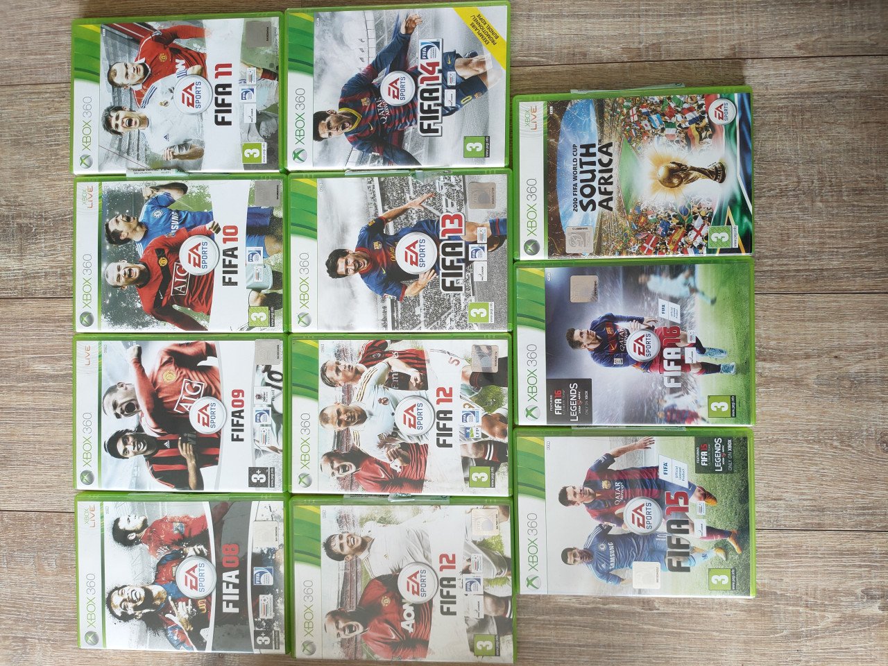 Fifa Xbox games, 11 stuks